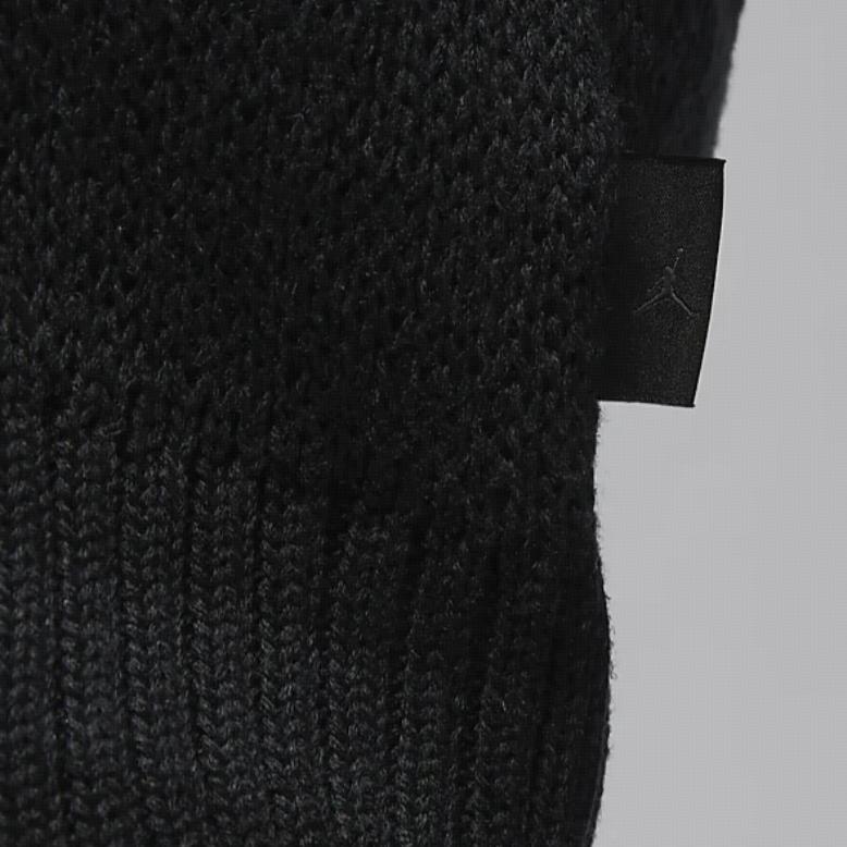 Jordan Air Simple Letter Мягкий удобный модный вязаный свитер для женщин, топы, черный FZ4196-010