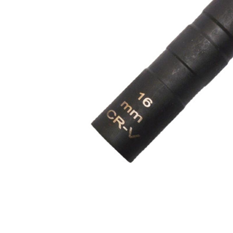 Привод 3/8 дюйма 12-гранный тонкостенный магнитный свечной ключ 14/16 мм Поворотная головка Универсальная посадка для инструмента для ремонта автомобиля