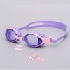 Fashionable small-frame swimming goggles, high-definition, anti-fog, waterproof, suitable for children, teenagers, and adults