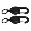 2шт выдвижной брелок для ключей противоугонная цепочка с пряжкой и эластичным шнуром