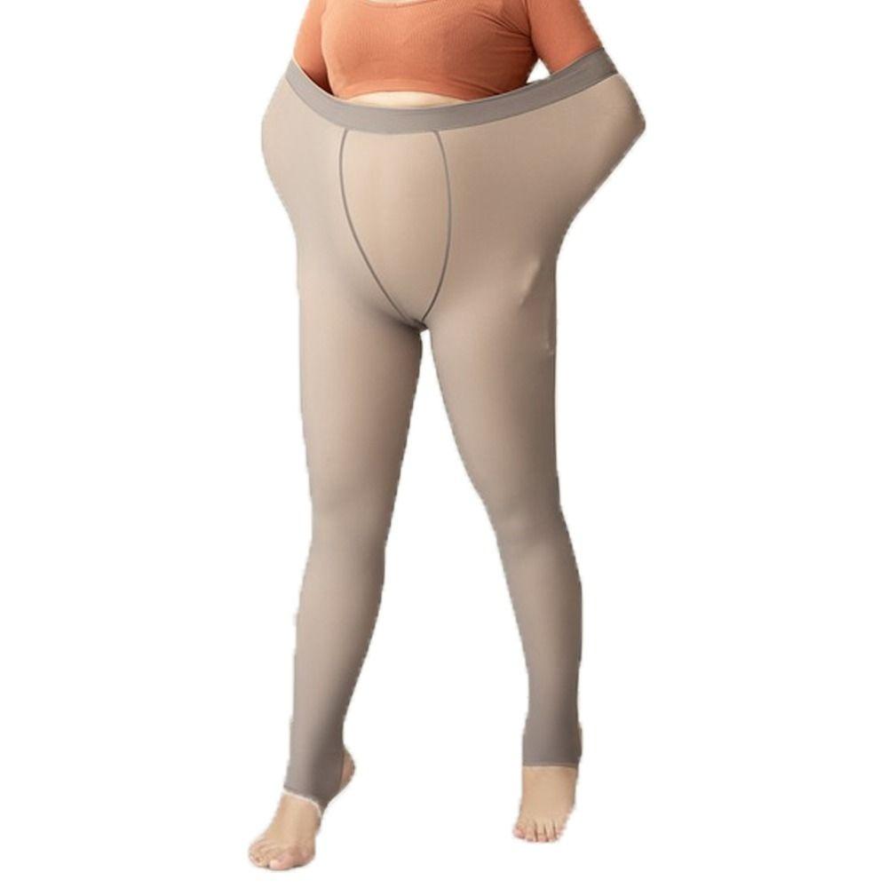 Translucent Hip Lifting Winter Push Up Pants Pantyhose Women Plus Size Leggings Thermal Stocking