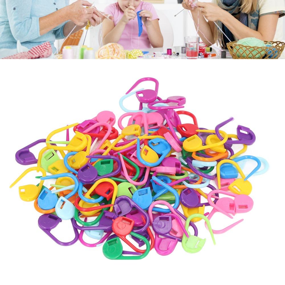120 Pcs Plastic Crochet Markers 105*72*18mm Needle Clips Convenient Stitch Markers Yarn Crafts