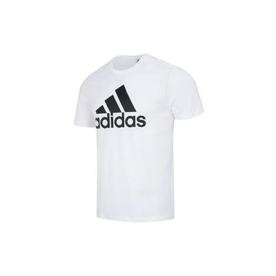 adidas Футболка Essentials Single Jersey Big Logo Tee White для мужчин в уличном стиле IC9349