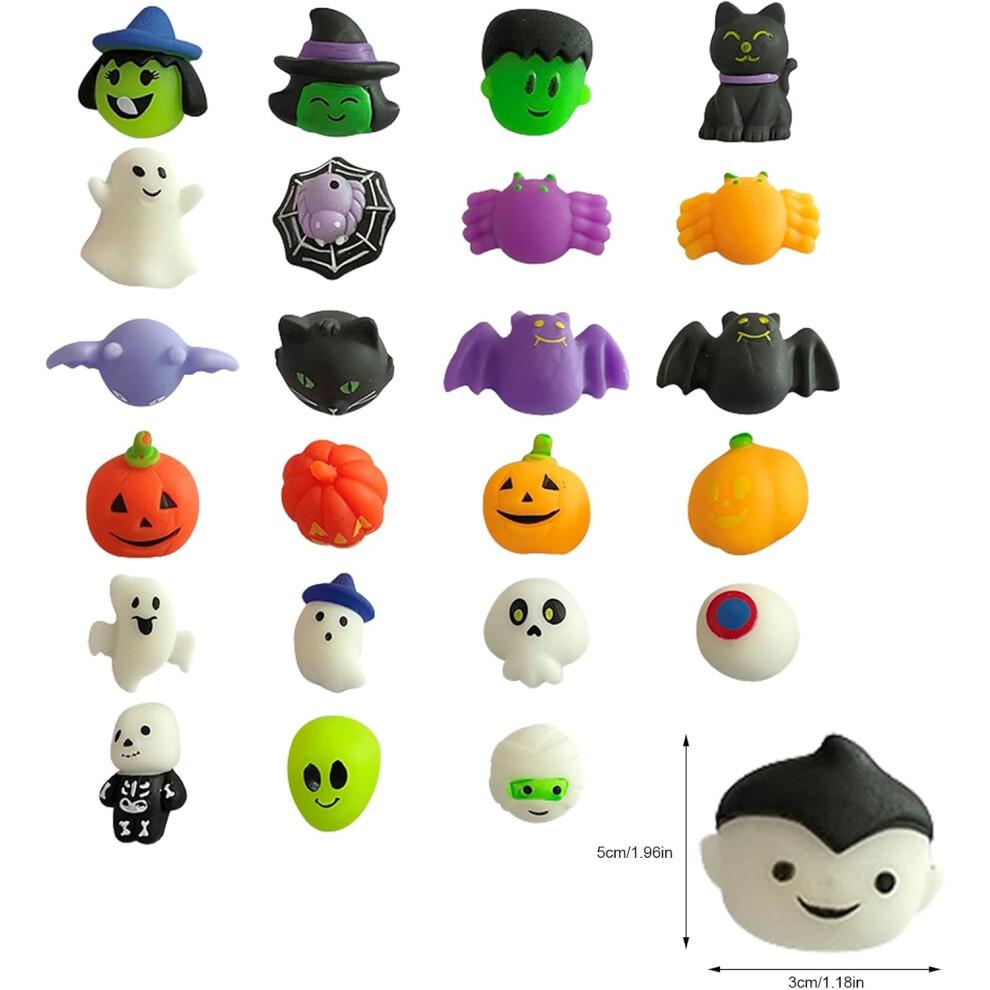 Halloween Pumpkin Squeeze Toy Portable Pocket Fidget For Kids Teens Adults, Stress Relief And Study Concentration