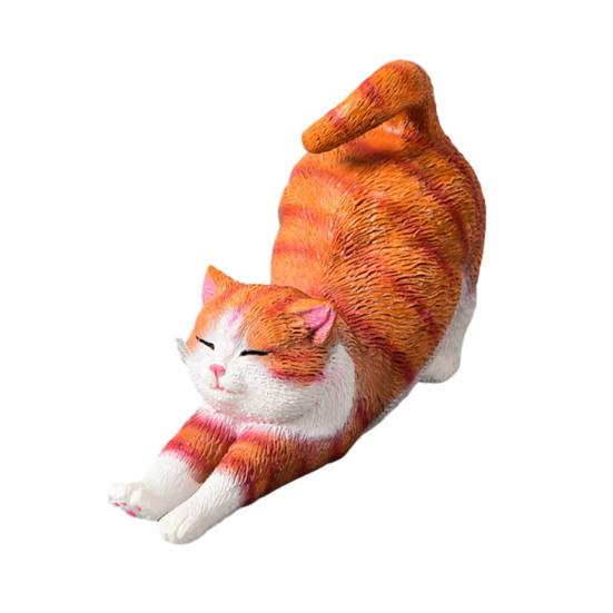 Мини-фигурки кошек Милые статуэтки кошек из смолы Маленькие скульптуры котят для помещений