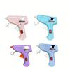 1pc Macaron Color 20W Hot Melt Glue Gun, Mini Household Industrial Guns, Heat Temperature Thermo Electric Repair Tool, Use 7mm Glue Sticks