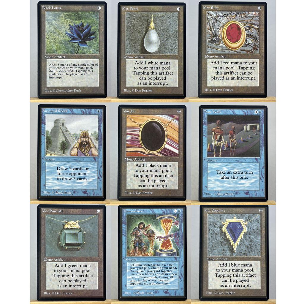 Обновленный безлимитный MIX2-002 Tcg прокси магические карты домашняя игра двойные земли безлимитный Обновленная тундра пустошь подземное собрание