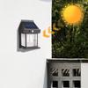 Уличный солнечный настенный светильник Теплый и теплый свет