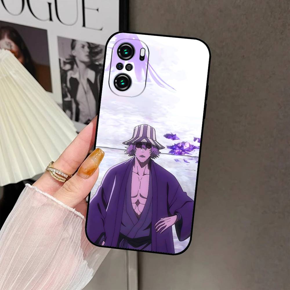 Чехол для телефона Bleach Anime Л-Кисуке Урахара Черный чехол для телефона для Xiaomi 11 12 Redmi Note 11 5G 8T 9A 9 10T Note8Pro Note9 12S Ultra
