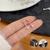 Модные серьги для прокалывания ушей из циркония: Кохлеарные штифты с винтовой фиксацией для женщин, удобные для сна