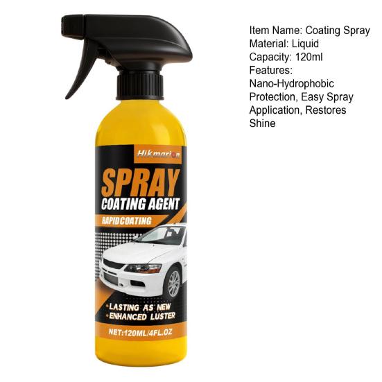 Car Ceramic Coating Spray 120ml Nano Paint Sealant For Auto Exterior 1 Pc