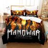 3D Printed Manowar Hip Hop Bedding Set Duvet Cover Bedroom Comforter Single Twin King Size Quilt Cover Home Textile 2/3PCS