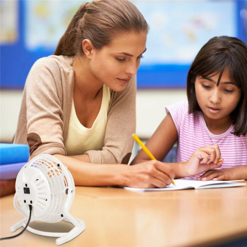 USB-мини-вентилятор, ультра-тихий электрический регулируемый наклоняемый вентилятор, охлаждающий вентилятор, воздушный охладитель, бытовой электрический прибор