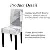 Stretch Dining Room Chair Covers Removable Washable Slipcovers for Parsons Kitchen Chairs Protector Set of 1 2 4 6