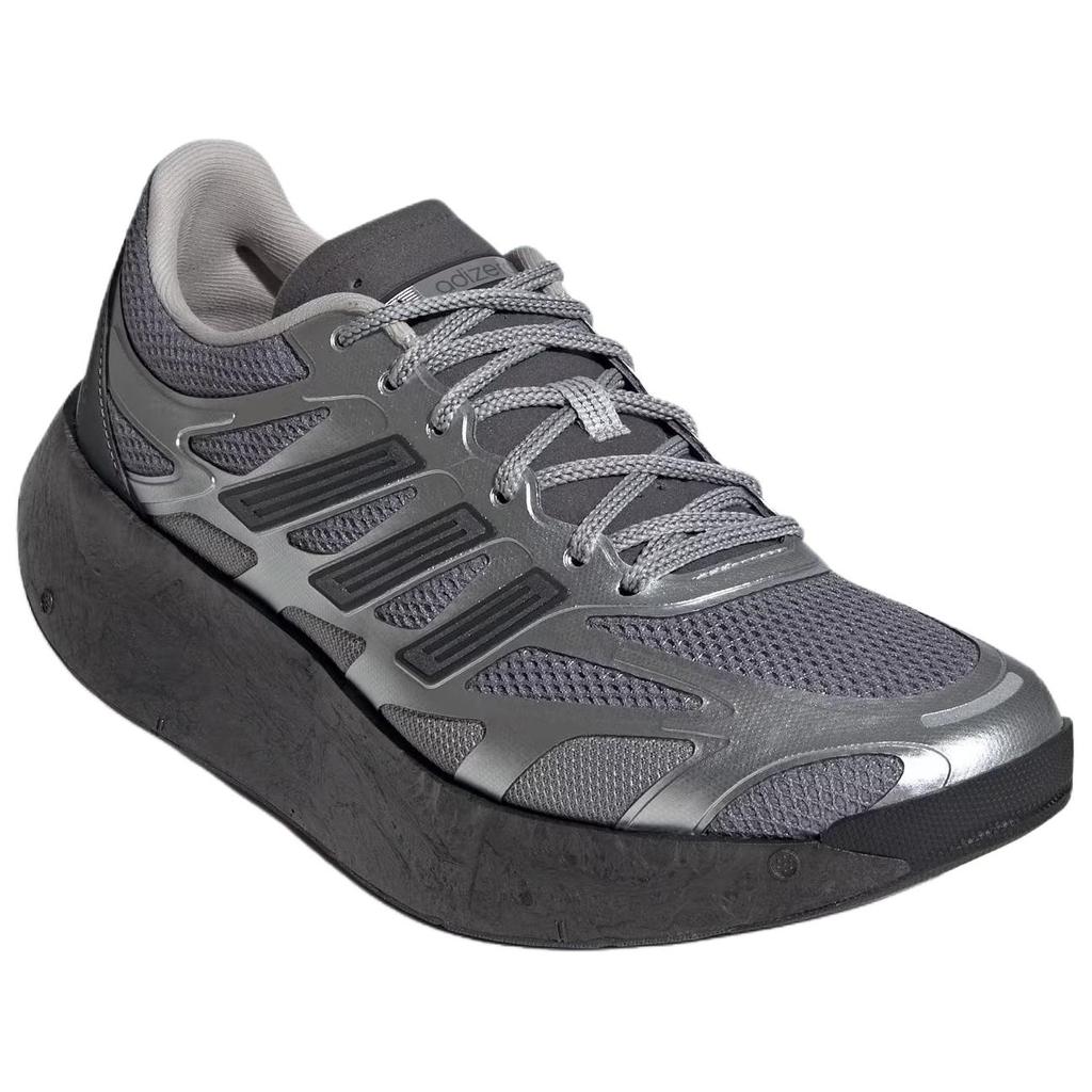 Adidas Adizero Aruku Silver Metallic Grey Unisex Sneakers Grey-Three Grey-Five JS3712