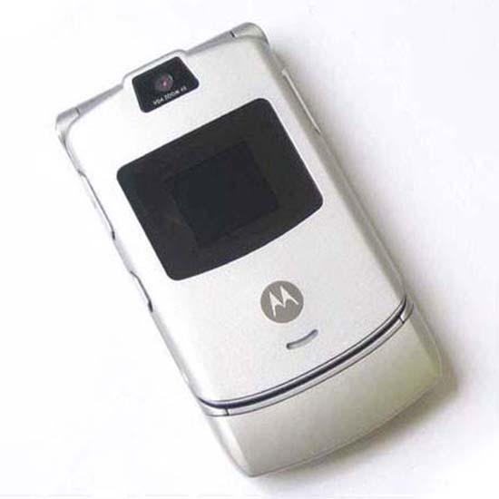 Оригинальный восстановленный мобильный телефон Motorola Razr V3