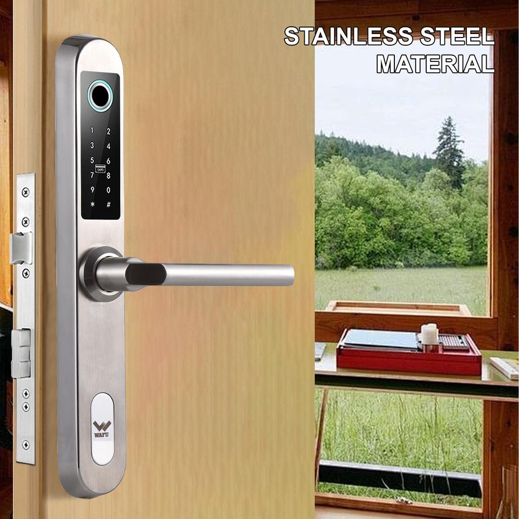 WAFU TY WiFi Smart Lock с камерой бесключевой доступ дверной замок ручка водонепроницаемая нержавеющая сталь