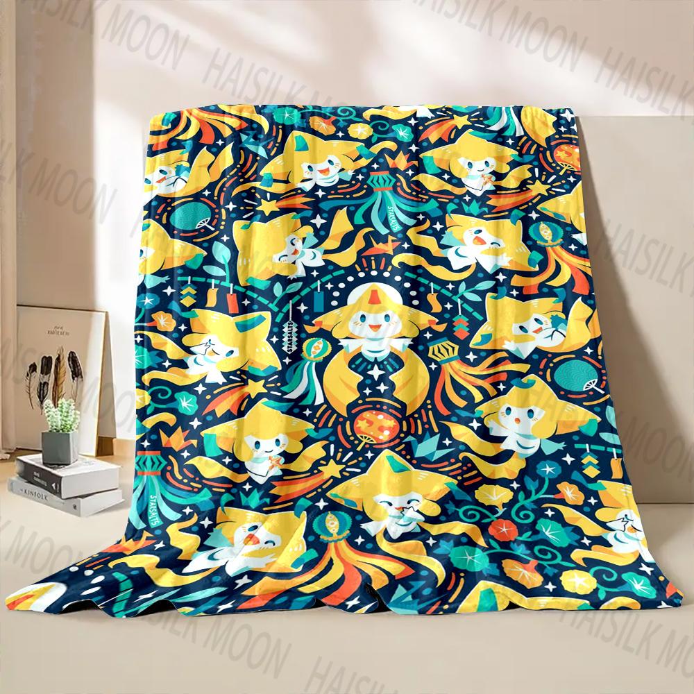 1PC Pokémon Print Blanket Adult Children Warm Blankets for Home Travel Bed Sofa Car Office Soft and Comfortable Blanket for Gift