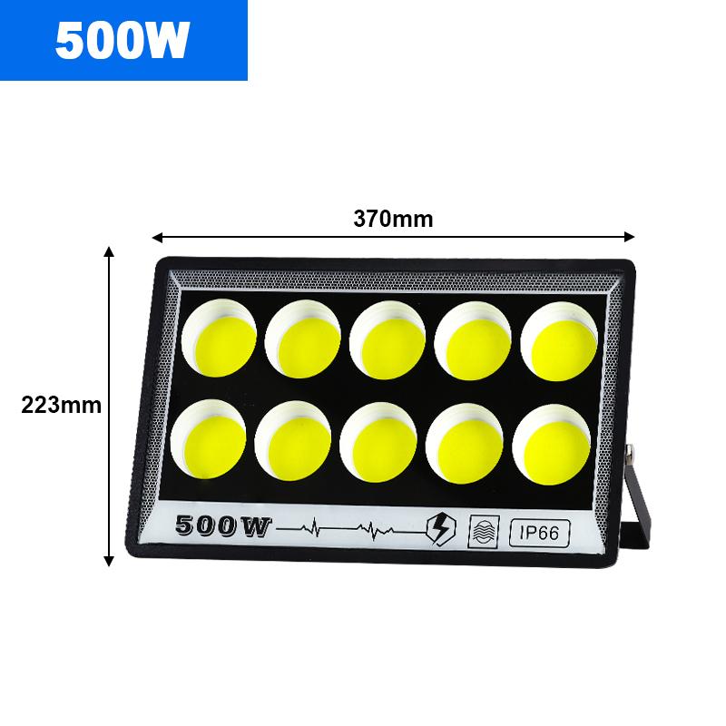 LED Flood Light 50W 100W 200W 300W 500W IP65 Waterproof Outdoor Garden Projector Spotlight Landscape Stree Lamp Outdoor Lighting