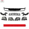 Rear Diffuser Tailpipe for 2015-2018 Mercedes-Benz C-Class W205-C205 Four-Door Sport Model