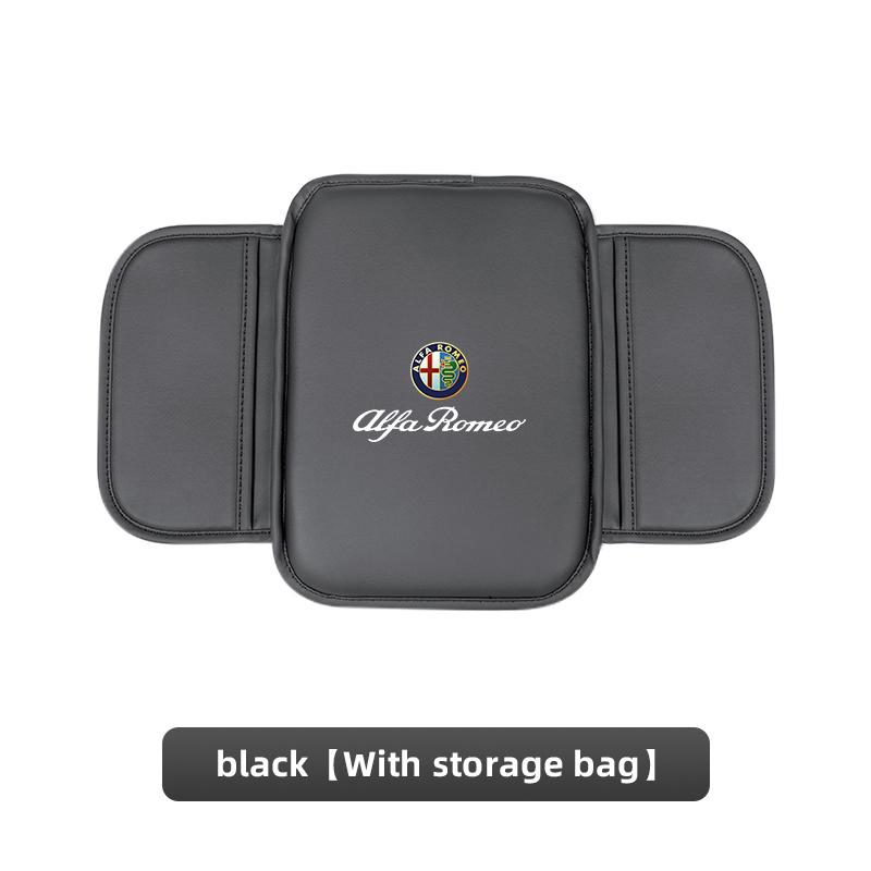 FPEV2 Car Center Console Armrest Box Protector Pad Storage Box Cover Pad For Alfa Romeo 147 156 Giulia 159 4C 8C 166 Mito Stelvio GT