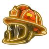 Firefighter Helmet Neon Sign LED Lamp Soft Glow Battery Powered Firefighter