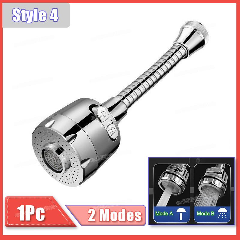 2/3Mode Faucet Extender 360Degree Rotatable Faucet Nozzle Adapter Home Water Saving Bubbler Kitchen Bathroom Faucet Accessories