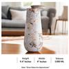 Copper Gold Printed Bottle with Wooden Lid – 1300 ML, Elegant Floral Design Copper Water Bottle for Daily Use, Home Décor, and Gifting