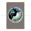 Surfing Beaches North Cornwall Metal Plaque Poster Designing Designing Wall Decor Designing Pub Tin Sign Poster