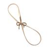 Y2k Thin Belt Silver Metal Waist Chain Sweet Elastic Bow Belt  Trouser Decoration