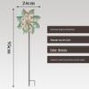 Outdoor Metal Windmill Ornament for Garden and Courtyard Decor
