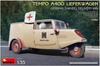 Miniart Germany Tempo A400 Lieferwagen Delivery Van Пластиковая модель MA35382 Литье Цвет 1/35 Трехколесный