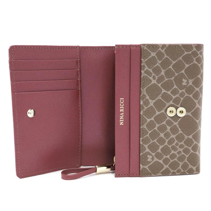 Складной кошелек, Atre Nouveau Purse 85-8202, Бордовый