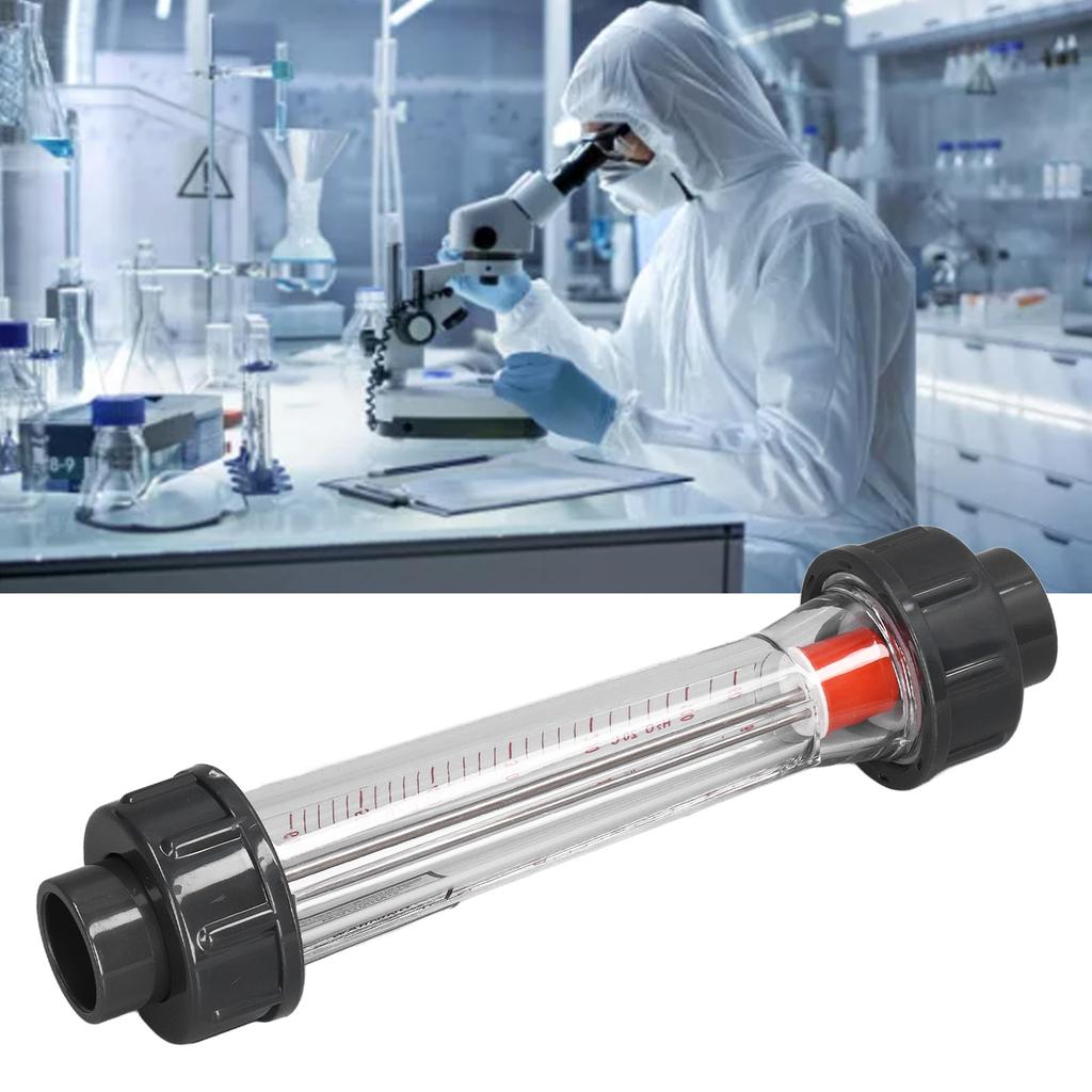Liquid Flowmeter ABS Stable Acid Alkali Resistant Pipe Flowmeter for Chemical Petroleum Light Industry