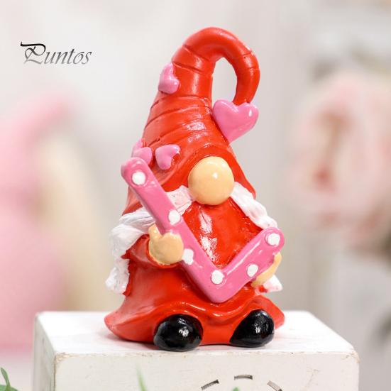 4 шт./набор фигурок гнома ко Дню святого Валентина, статуэтка из смолы «ЛЮБОВЬ», безликая скульптура эльфа, украшение для дома, офиса, свадьбы, рабочего стола