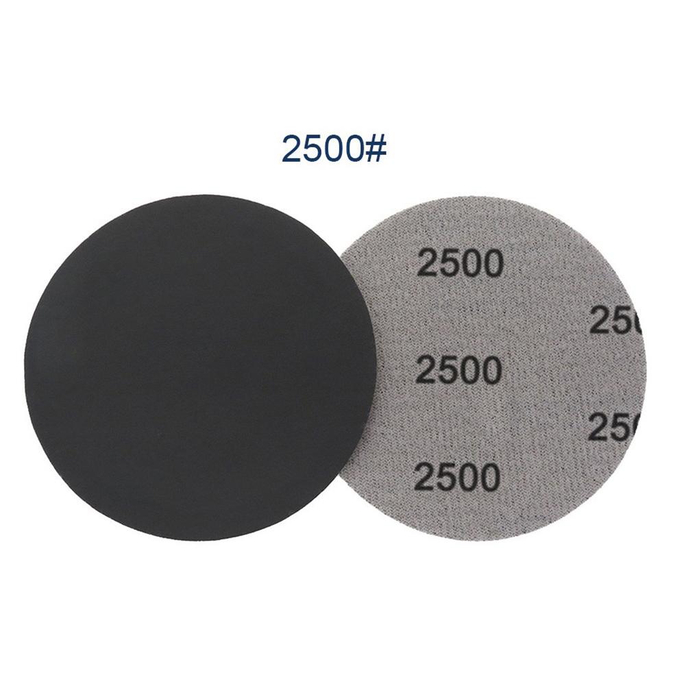 10PCS 3 Inch Silicon Carbide Sanding Discs Wet/Dry Sanding Sandpaper 240-10000 Grit Sanding Paper Set Abrasive Disc Tools