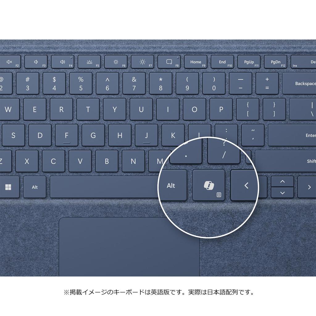 Microsoft Surface Pro Keyboard ручка ручка продается Sapphire (с хранилищем/тонкий отдельно) / / 8XA-00233