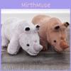 Plush Rhino Toy Soft Animal Doll For Sleep And Comfort Gift For Girls