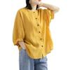 Retro Lantern Sleeves Top Loose Size Shirt Women's Trend