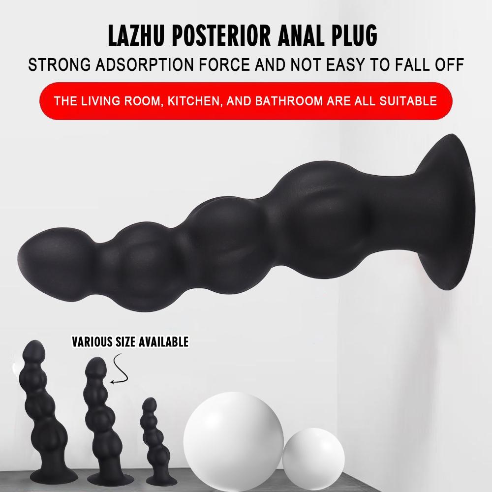 Анальная пробка с 4 шариками – Массажер простаты и точки G для мужчин и женщин, Игрушка для взрослых для чувственного оздоровления