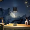 Lampe de table LED - NETTLIFE - Sans fil tactile - Dimmable - Lot de 2 - Noir