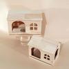 Pullable Bottom Bird Wooden House Drawable Bottom Hanging Bird Nest Parrot Breeding Box  Pet Bird