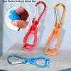 2pcs Safety Mountaineering Buckle Hat Clip Plastic Protective Gloves Clip