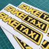 3pcs Fake Taxi Sticker Vinyl Decal Car Window Drift Funny Tuning