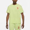 Nike Embroidered Logo Print Sports Crew Neck T-Shirt Men Tops Green DA0990-383