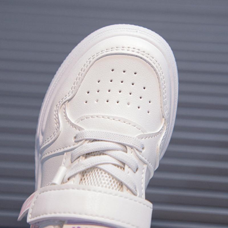 Детские одинарные туфли, кроссовки, весенне-осенние новые туфли для мальчиков и девочек, белые кроссовки, студенческие белые туфли