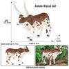 Cognitive Animal Model Toy: Dairy Cow, Buffalo, Yellow Cattle, Rhinoceros, Simmental Bull