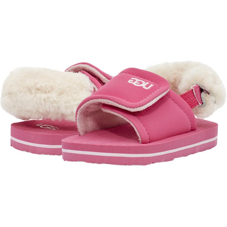 UGG Lodie Slide Удобные Повседневные Нескользящие Прочные Низкие Детские Туфли Детская Обувь Розовый 1110978I-DVPN