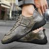 Модная обувь Мужская кожаная обувь высокого качества ручной работы из кожи Мужская обувь на шнуровке Удобная повседневная обувь Мокасины Мужские Zapato De Hombre