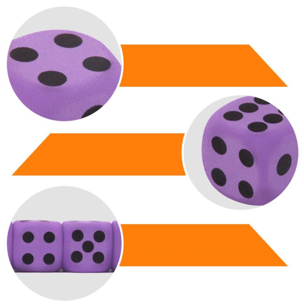 Soft Sponge Solid Dice Sponge 3.8cm Dot Dices Vent Toy Foam Dot Dice Boys
